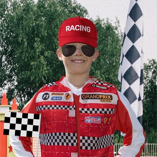 5Pcs Race Car Driver Costume Accessories Set for Kids