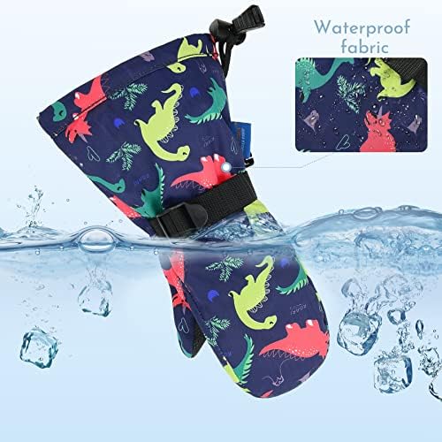 Zando Toddler Winter Ski Gloves