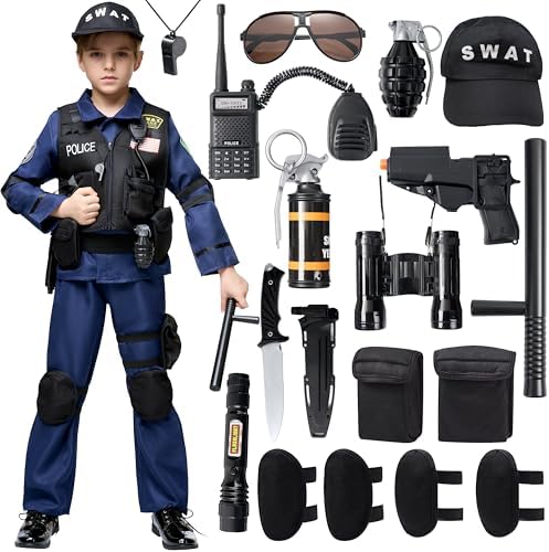 Spooktacular Creations SWAT Police Officer Costume for Kids