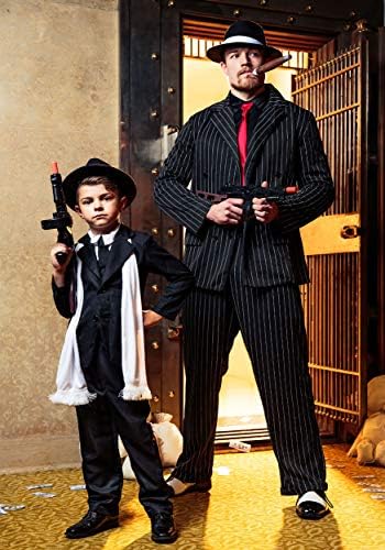 Kids Black Suit Costume
