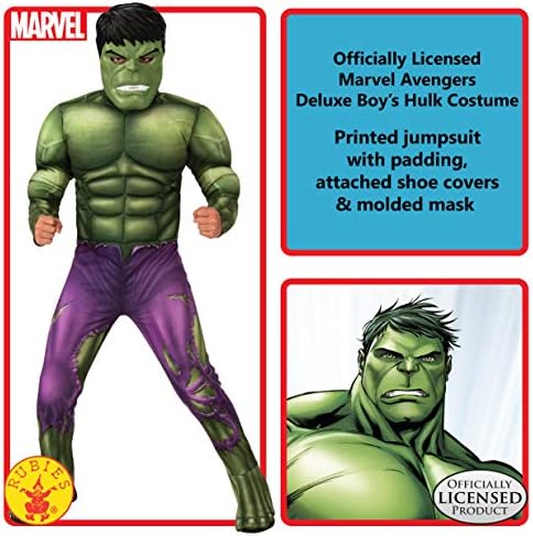 Rubies Marvel Avengers Deluxe Hulk Costume for Boys