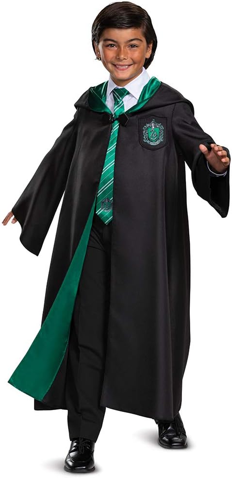 Harry Potter Deluxe Slytherin Costume Robe for Kids