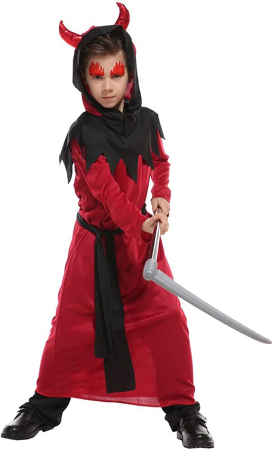 PURFUN Kids Halloween Demon Costume Set for Boys