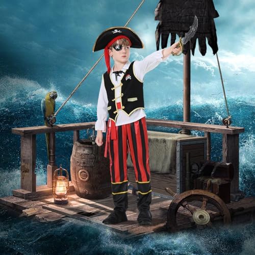 YuDanae Pirate Kids Costume Set