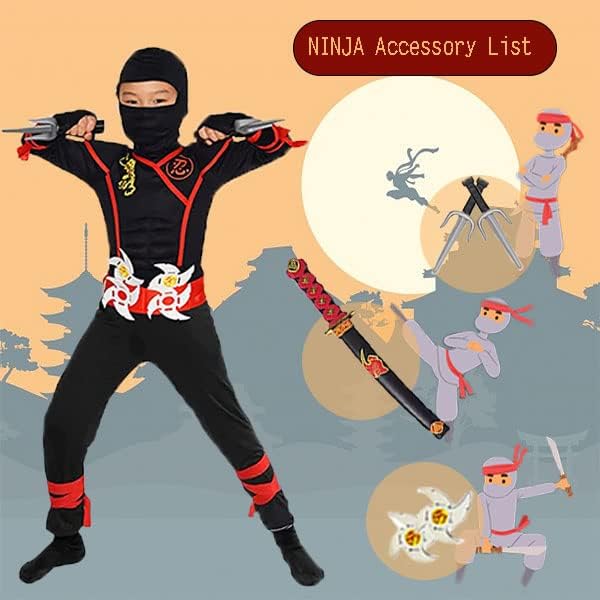 Ninja Kids COSTUME SET for BOYS