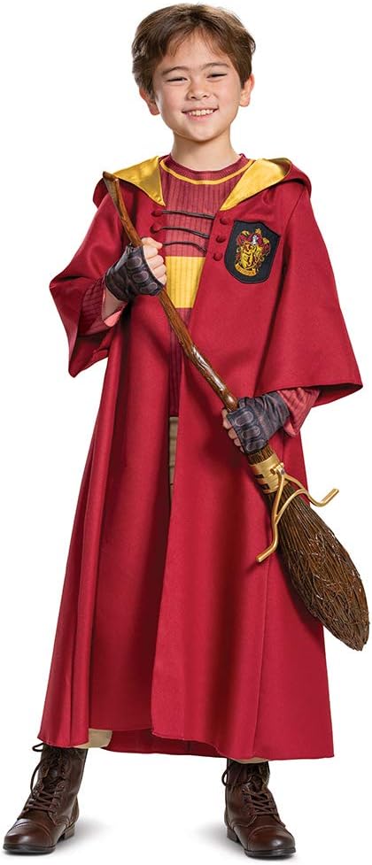 Harry Potter Quidditch Gryffindor Costume Red and Gold