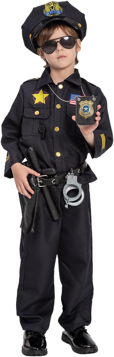 Kids Police Officer Costume with Accessories