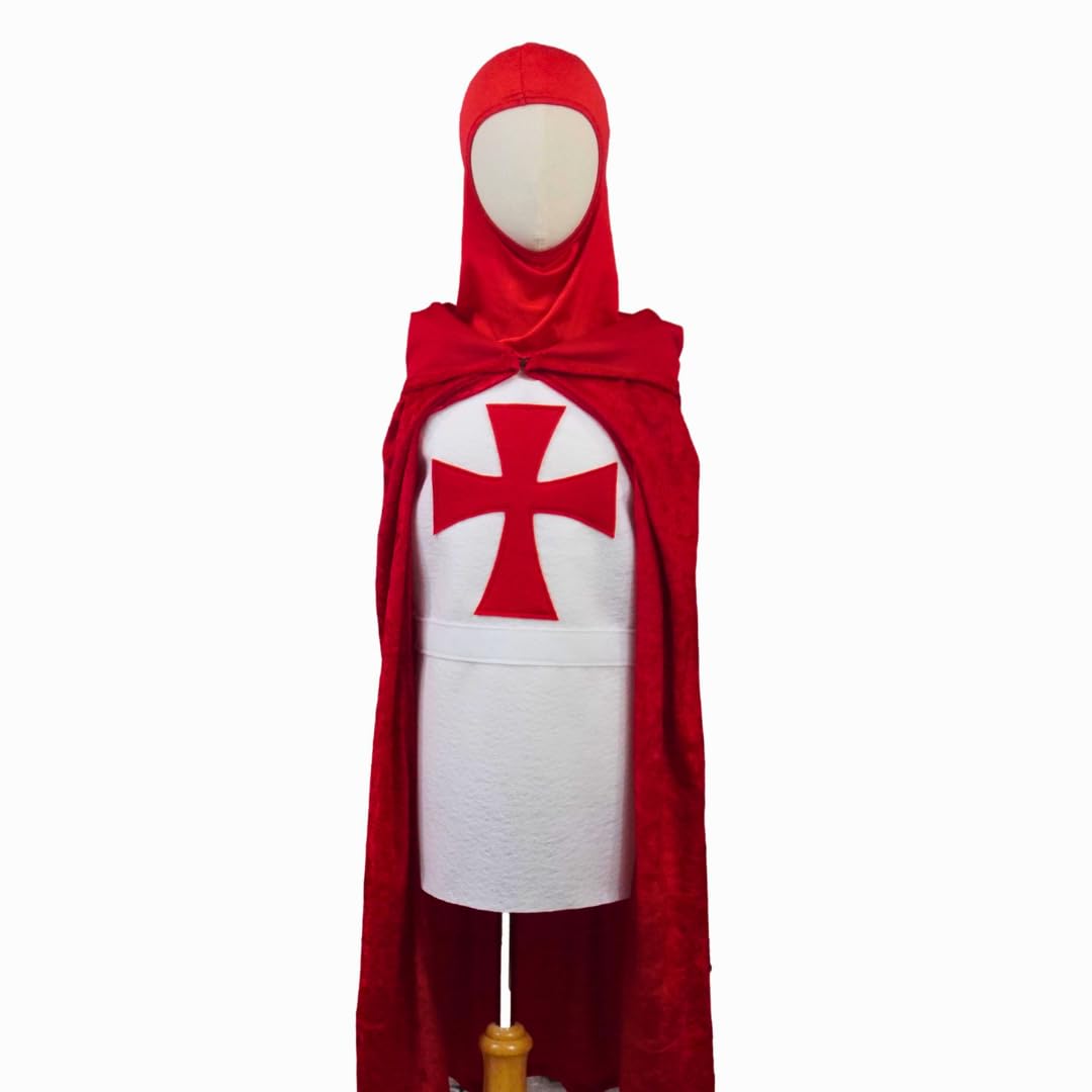 Deluxe Knight Templar Costume for Kids and Teens