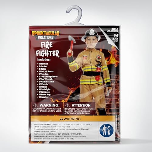 Halloween Firefighter Costume for Kids Must-Have Set for Kids FIRE