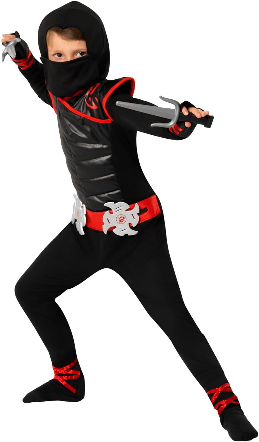 Morph Kids Ninja Costume - Boys Outfit with Mask for Halloween