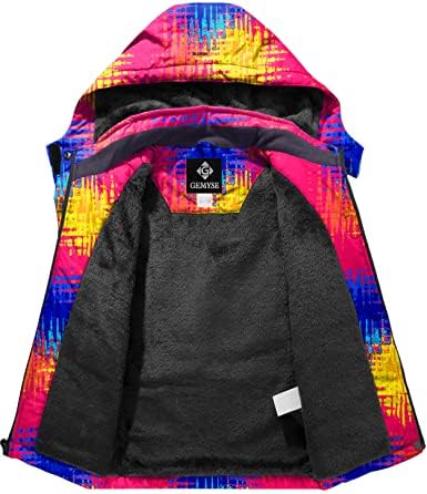 GEMYSE Girls Winter Waterproof Ski Snow Jacket