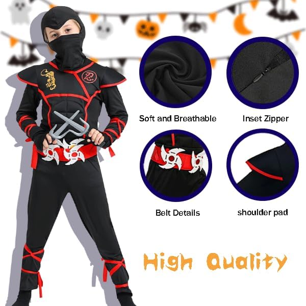 Ninja Kids COSTUME SET for BOYS