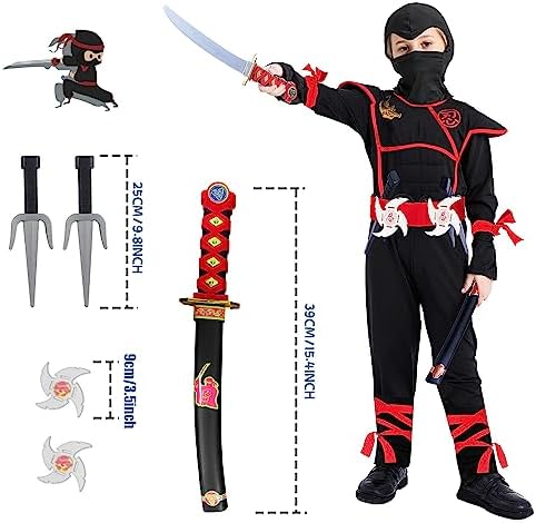 Ninja Kids COSTUME SET for BOYS