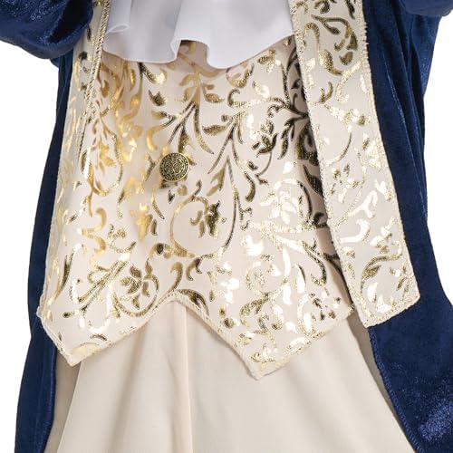 IKALI Kids George Washington Costume with Wig and Hat Accessories