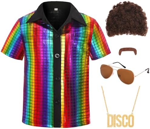70s Disco Costume Boys Kids Party Halloween Outfit
