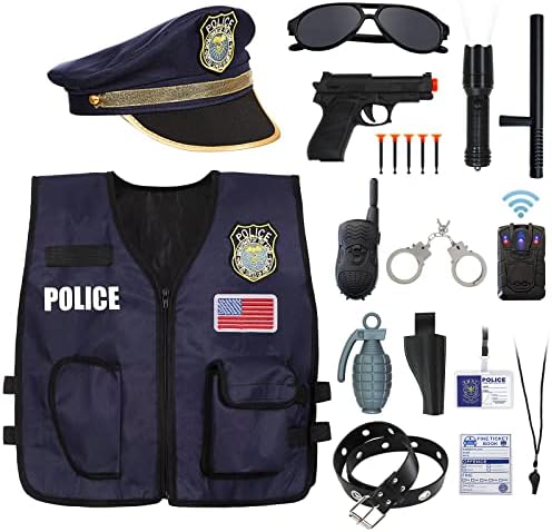 Police Officer Kids Costume Accessories Set