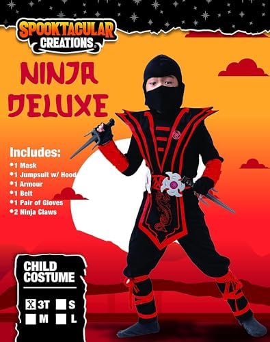Spooktacular Ninja COSTUME for Kids