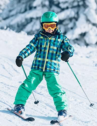 SimpliKids Kids Ski Mittens Waterproof Insulated Warm Gloves