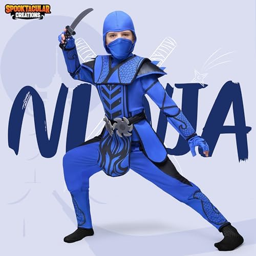 Spooktacular Kids Ninja Halloween Costume Boys