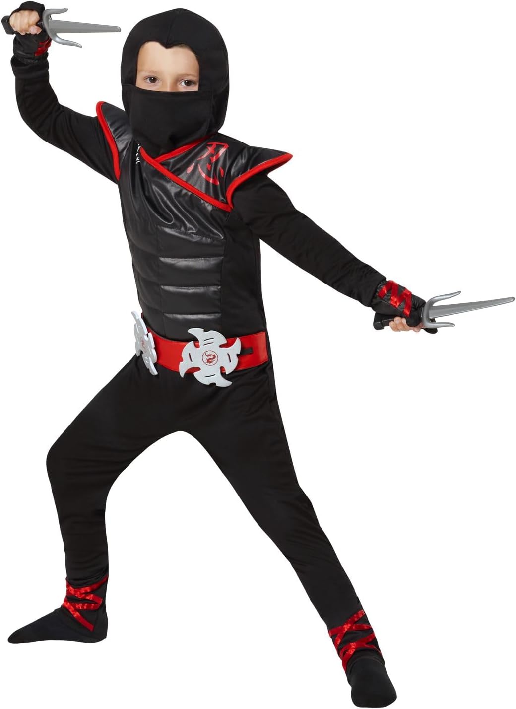 Morph Kids Ninja Costume - Boys Outfit with Mask for Halloween