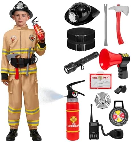 Halloween Firefighter Costume for Kids Must-Have Set for Kids FIRE