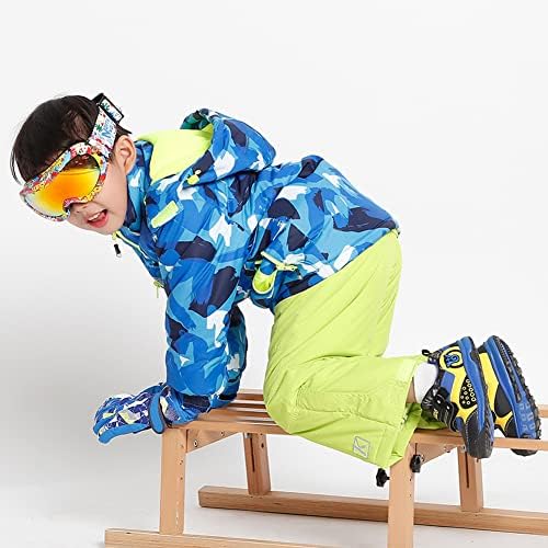 HOTIAN Boys Ski Jacket - Waterproof Anti-Static jackets for winter sports