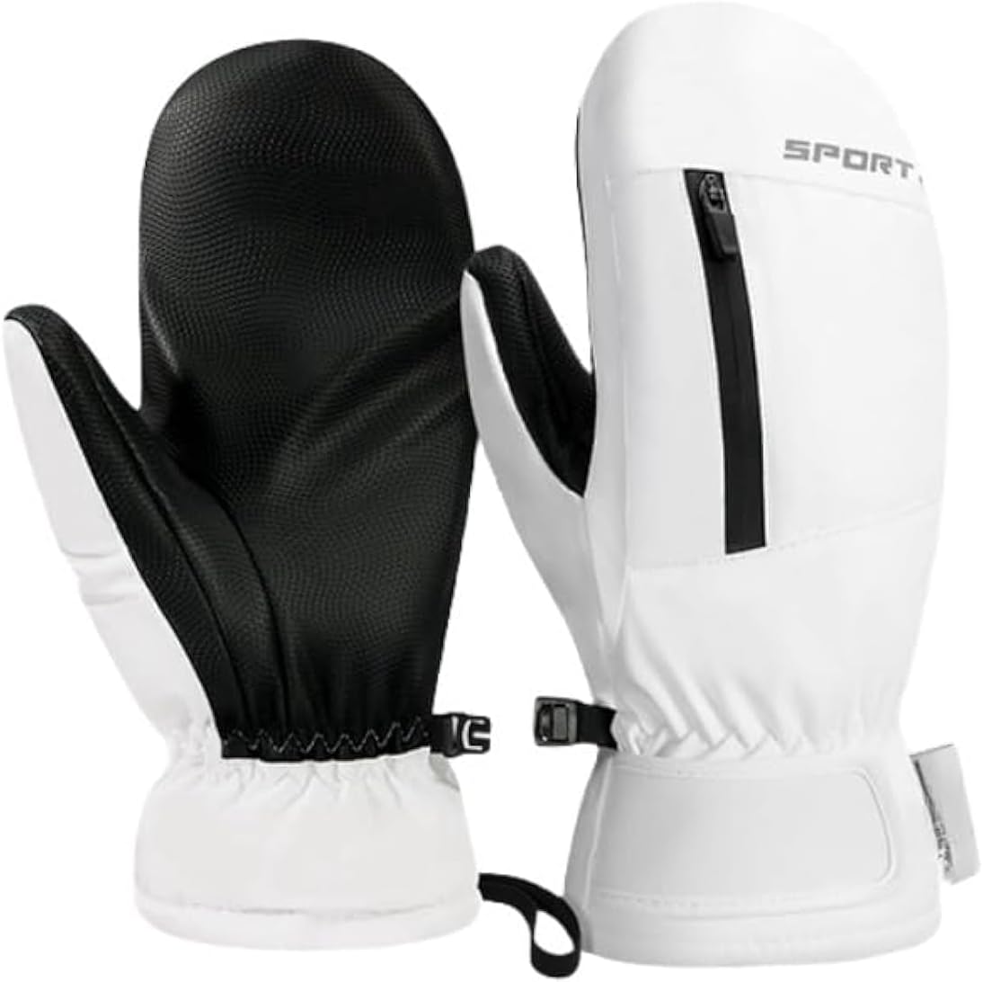 JJZS Waterproof Ski Mitten for Winter