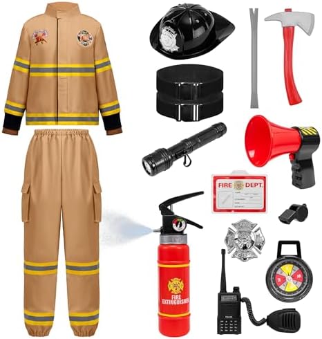 Halloween Firefighter Costume for Kids Must-Have Set for Kids FIRE