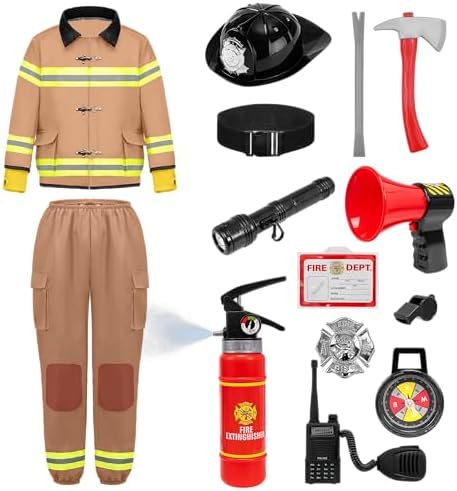 Spooktacular Creations Halloween Boys Fireman Costume Set