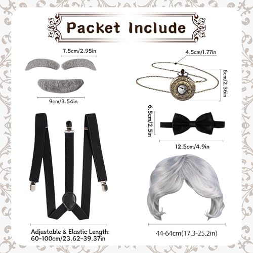 1920s Old Man Costume Set for Kids