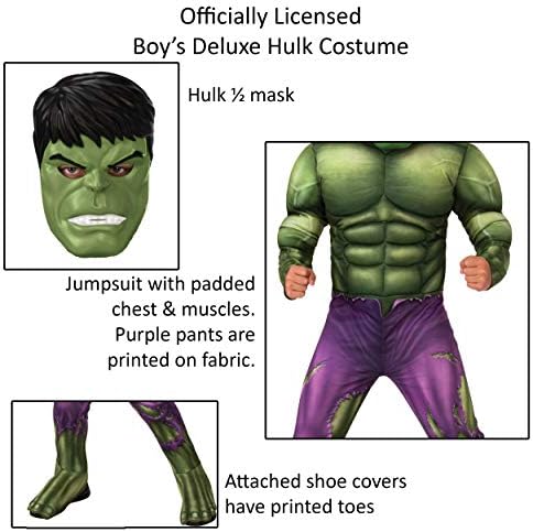 Rubies Marvel Avengers Deluxe Hulk Costume for Boys