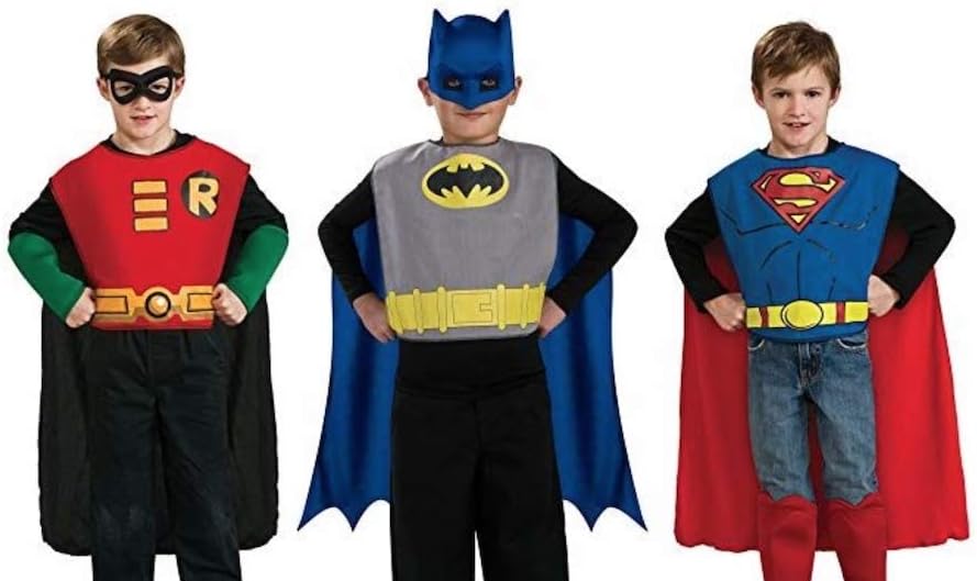 Rubies Boys DC Action Trio costume set