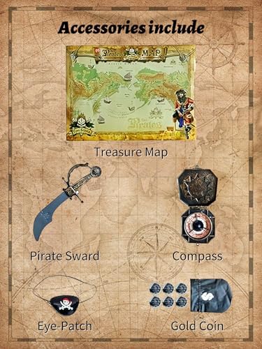 Boys Pirate Costume Set