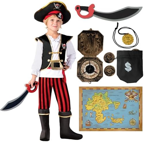Spooktacular Pirate Costume Set for Boys Halloween