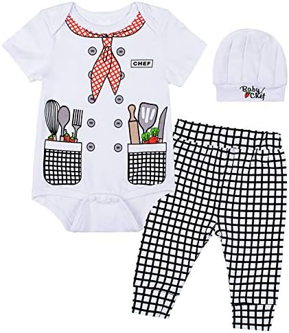 Paddy Field Chef Costume Bodysuit for Baby 1