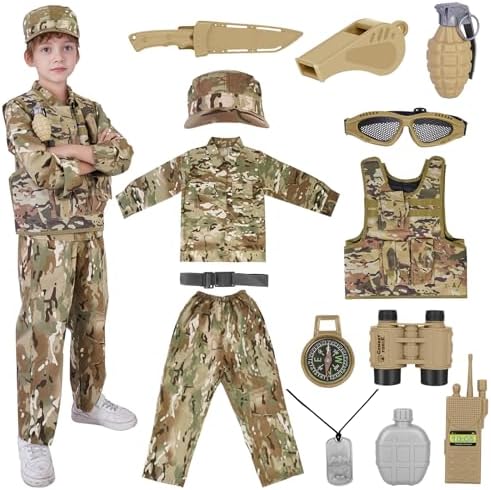 Army Costume Kids Tactical Camouflage