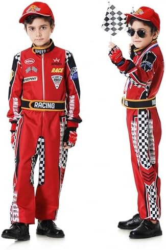 Cool Driver Racecar Costume Kids