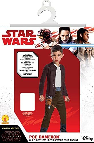 Rubies Star Wars The Last Jedi Poe Dameron Costume
