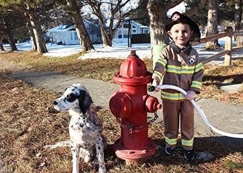 Little Adventures Child Firefighter Costume - Machine Washable Flat Rate Shipping