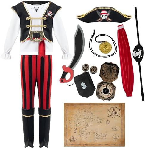 Spooktacular Pirate Costume Set for Boys Halloween