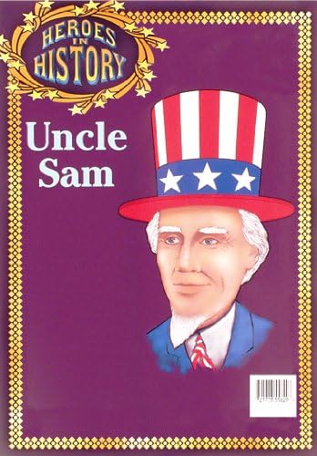 Uncle Sam costume kit with hat and beard for boys