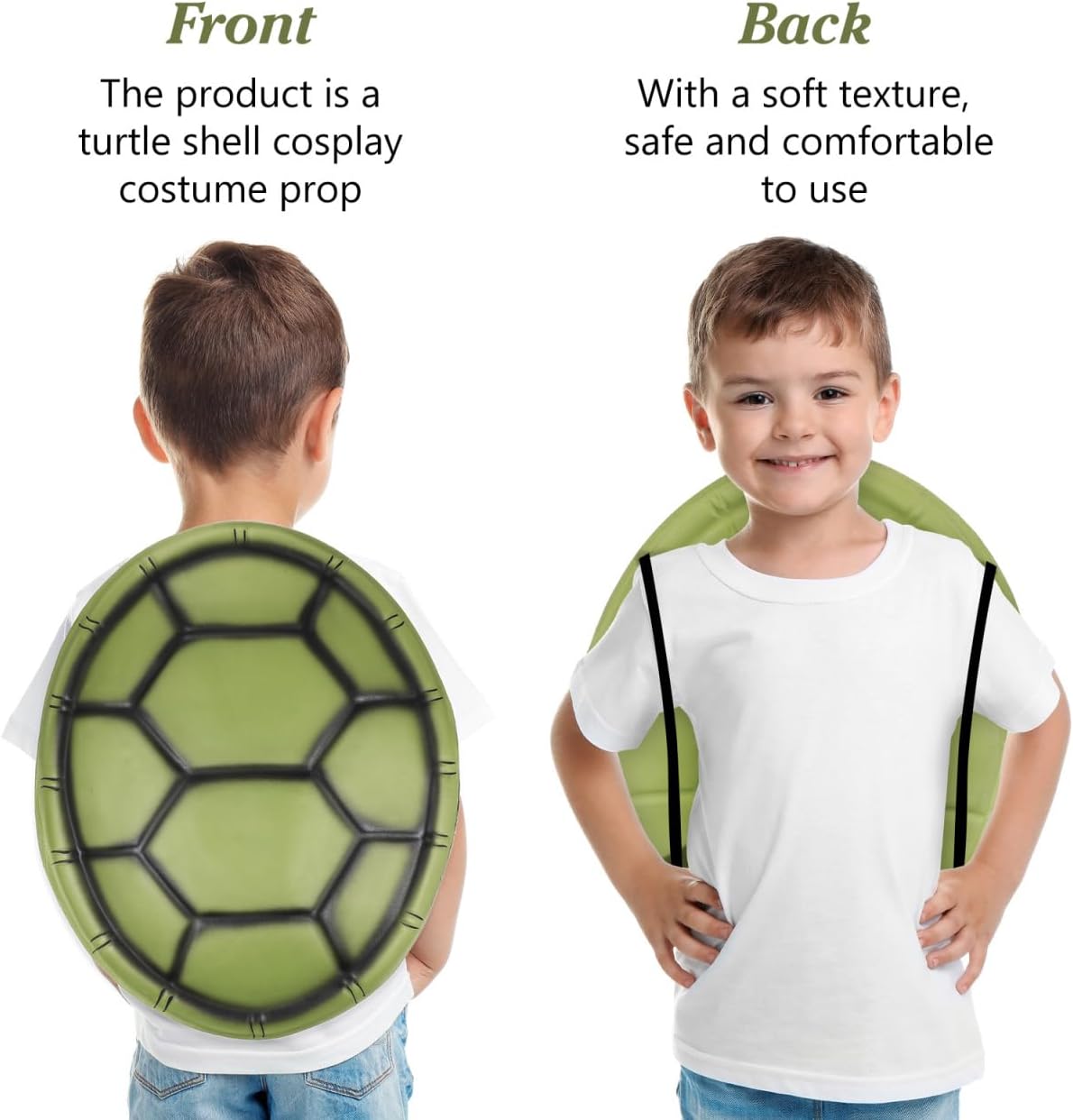 SAFIGLE 5-Piece Turtle Shell Kids Accessories