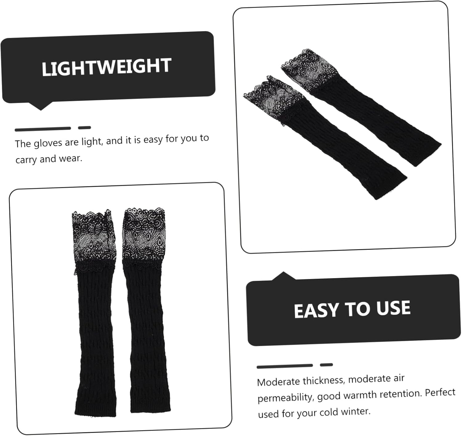 Didiseaon 1-Pair WarmKeeping Gloves