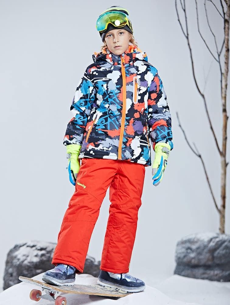 WOWULOVELY Winter Ski Jackets for Kids