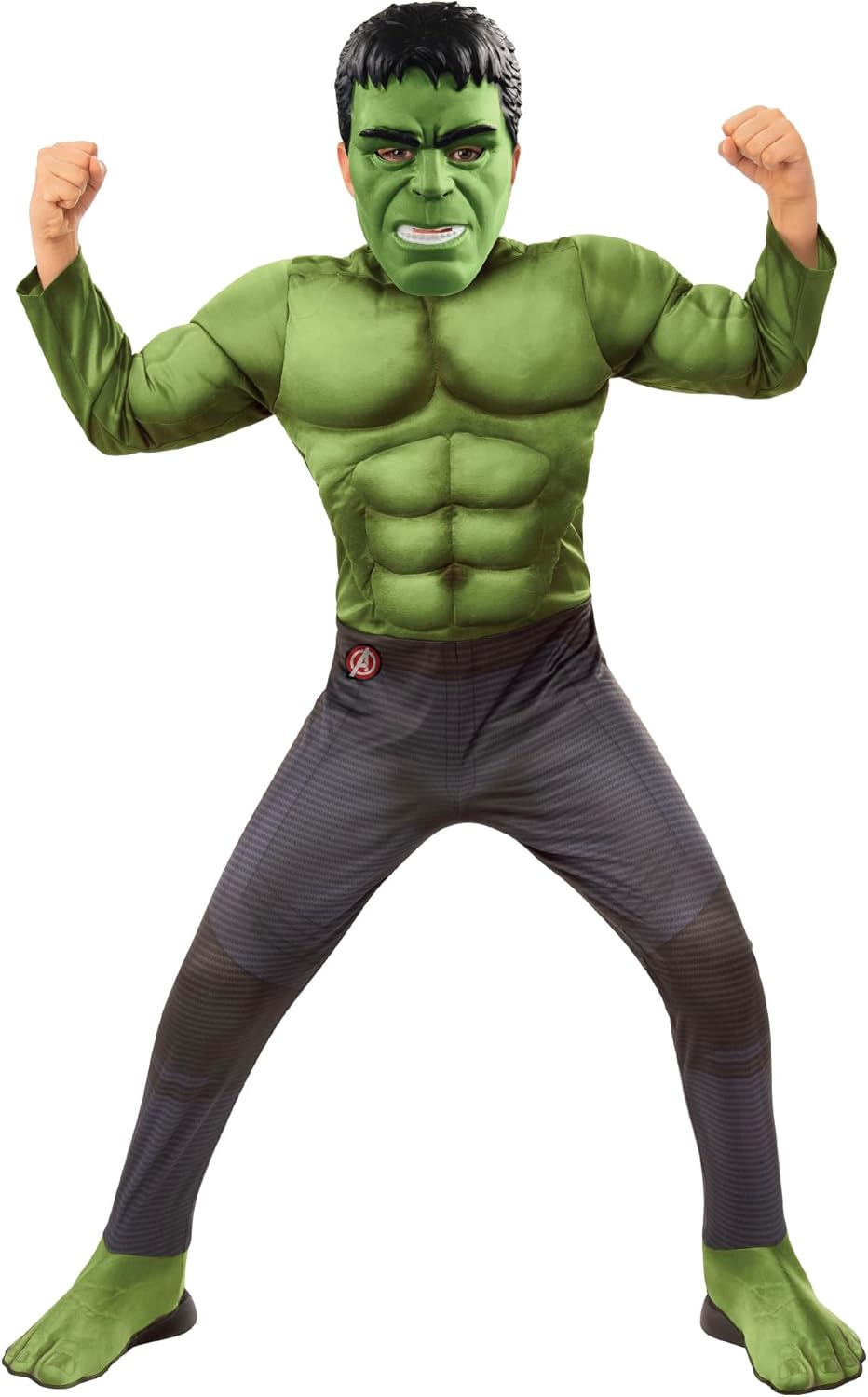 Rubies Costume Marvel Avengers Endgame Deluxe Hulk Costume and Mask for Kids