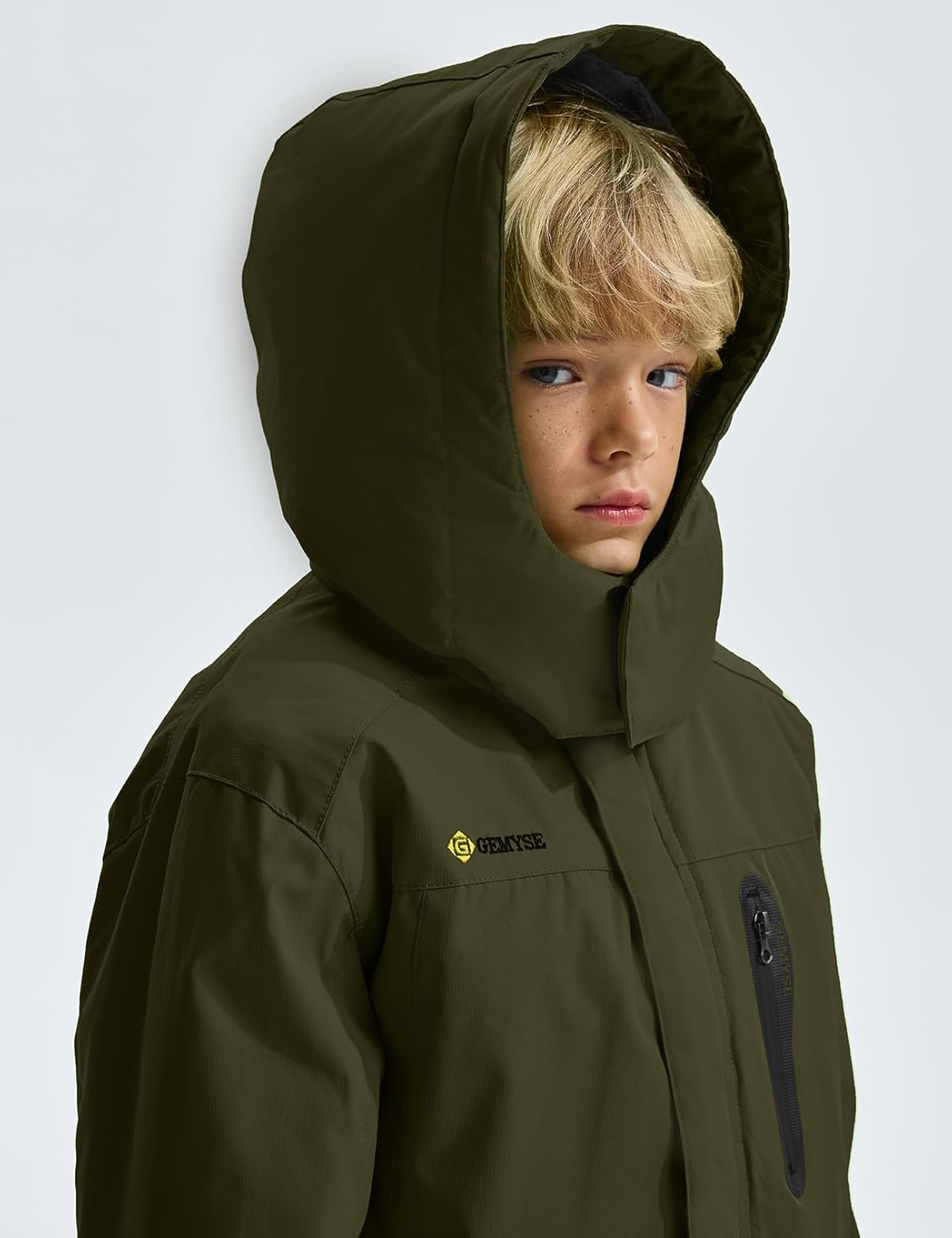 Warm Waterproof Ski Jacket for Boys