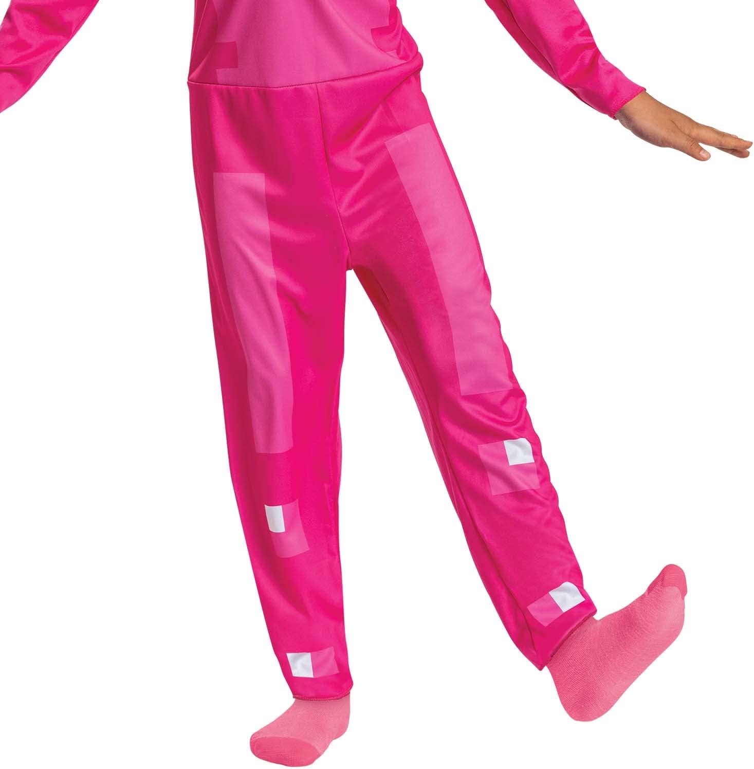 Disguise Pink Armor Minecraft Kids Costume