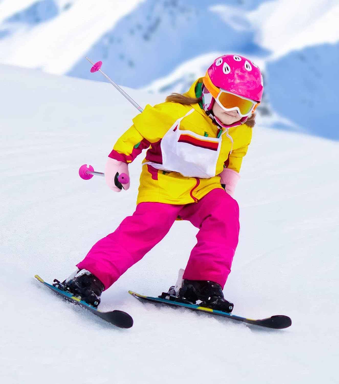 SimpliKids Girls Childproof Snow Gloves