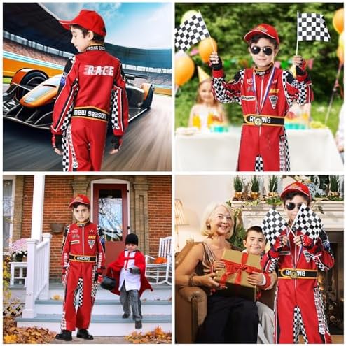 Cool Driver Racecar Costume Kids