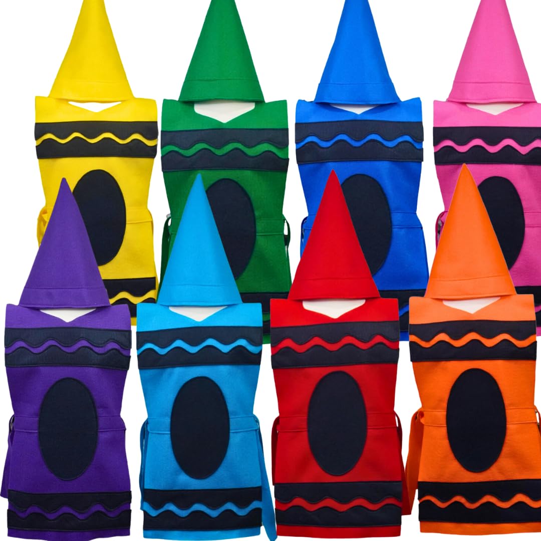 Yellow Crayon Costume Set Make an Impact